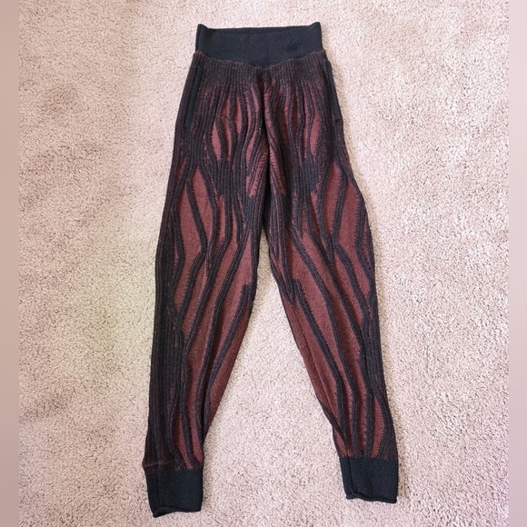 Nike Yoga ADV Knit Jogger Therma Pants High Rise Wool Blend Pockets size Small - Picture 8 of 16